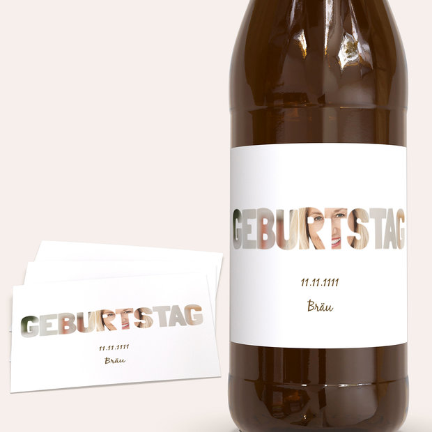 Bieretiketten Geburtstag - Geburtstag