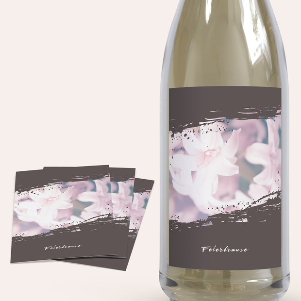 Sektetiketten Geburtstag - Energie