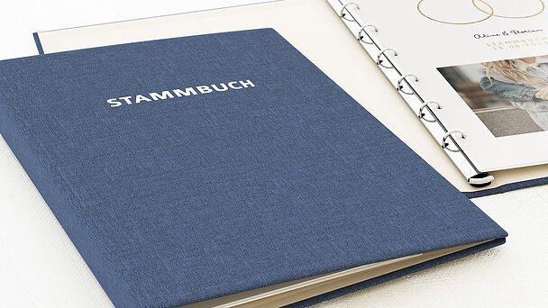 Stammbuch - Zarte Ringe