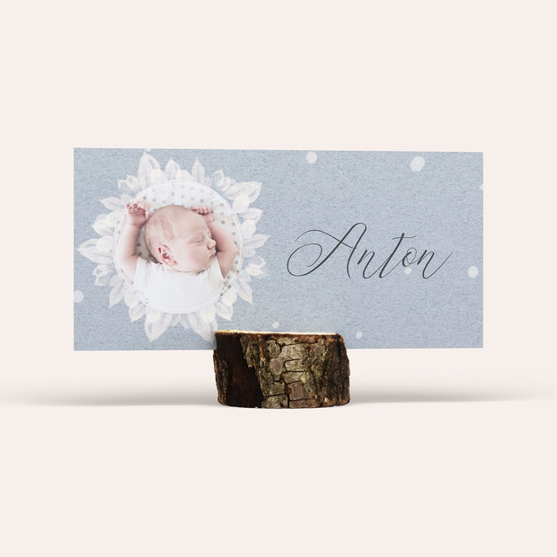 Tischkarten - Blütenspiegel