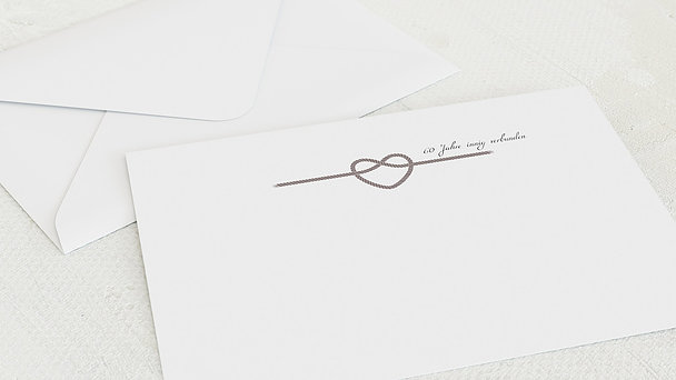 Umschlag mit Design Diamantene Hochzeit - Starke Verbindung