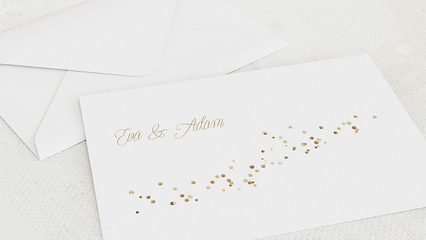 Umschlag mit Design Diamantene Hochzeit - Diamant-Geflitter