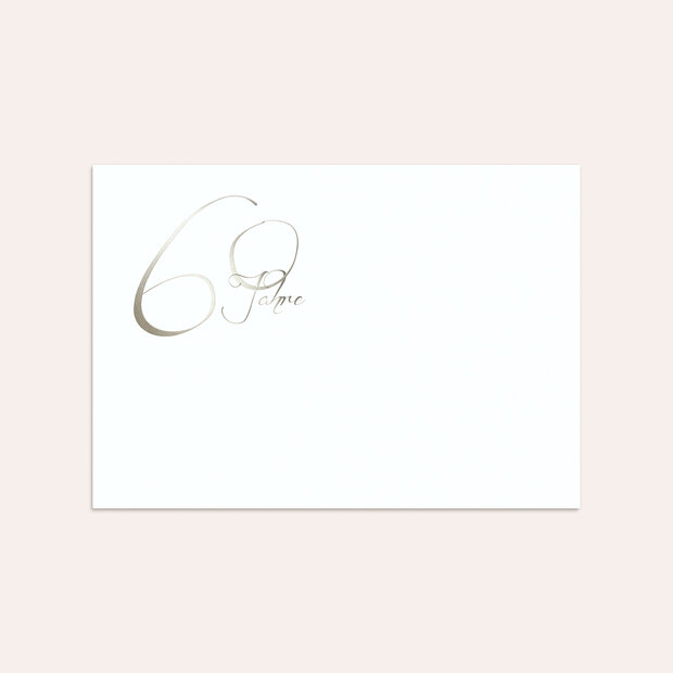 Umschlag mit Design Diamantene Hochzeit - Diamantglanz