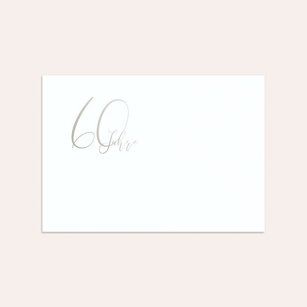 Umschlag mit Design Diamantene Hochzeit - Diamantglanz