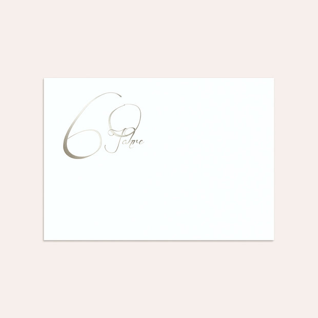 Umschlag mit Design Diamantene Hochzeit - Diamantglanz