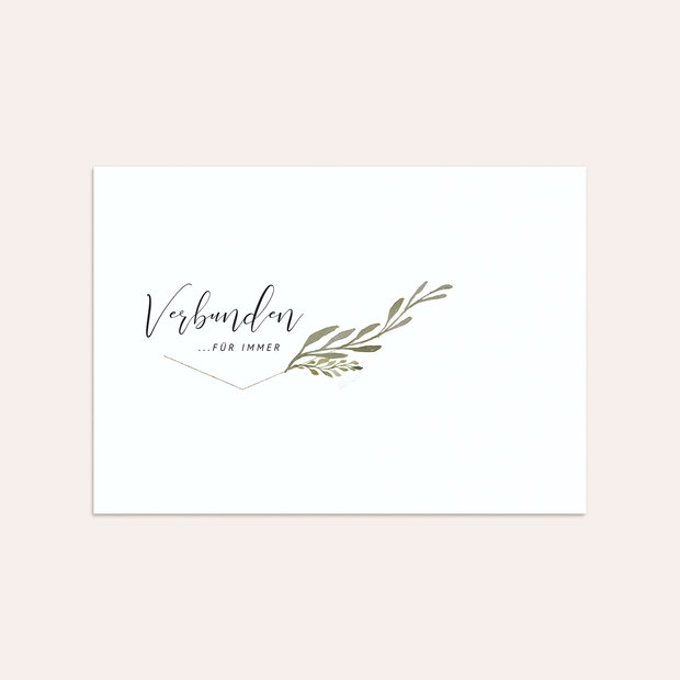 Umschlag mit Design Diamantene Hochzeit - Elegant gerankt