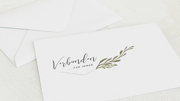 Umschlag mit Design Diamantene Hochzeit - Elegant gerankt