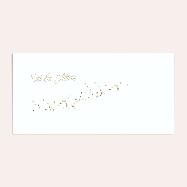Umschlag mit Design Diamantene Hochzeit - Diamant-Geflitter
