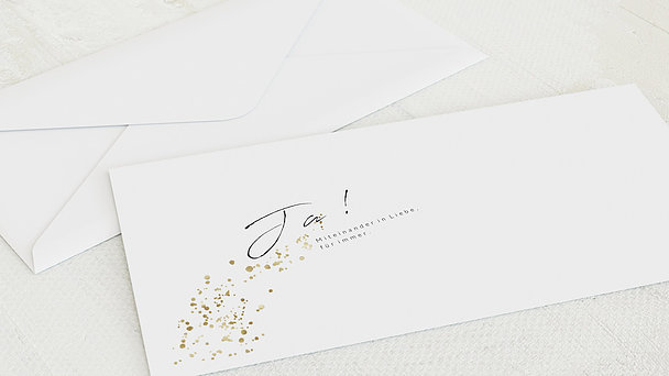 Umschlag mit Design Diamantene Hochzeit - Freudensprenkel