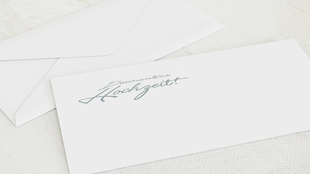 Umschlag mit Design Diamantene Hochzeit - Diamantweg