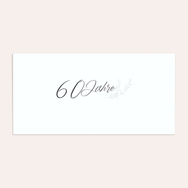 Umschlag mit Design Diamantene Hochzeit - Freudenjahre