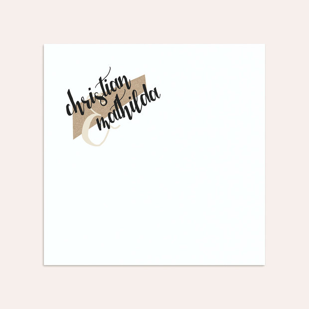Enveloppe avec design noces de diamant - Diamantene Ziellinie