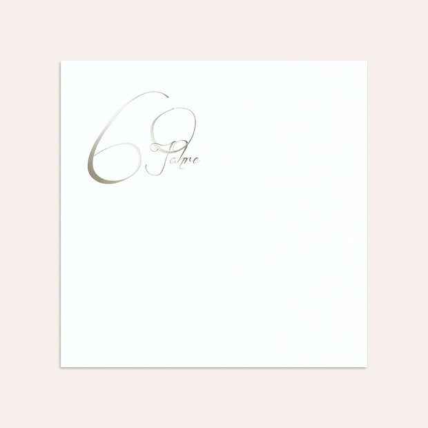 Umschlag mit Design Diamantene Hochzeit - Diamantglanz