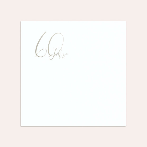 Umschlag mit Design Diamantene Hochzeit - Diamantglanz