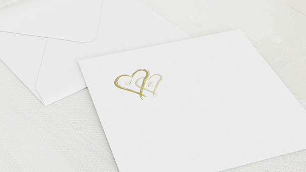 Umschlag mit Design Diamantene Hochzeit - Mein Herz