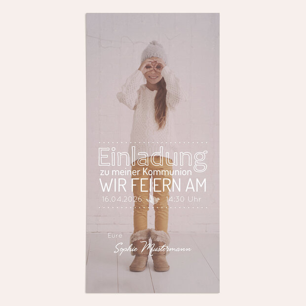 Kommunionskarten - Kommunionswimpel