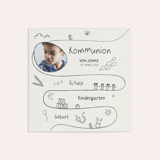 Kommunionskarten - Kleine Meilensteine