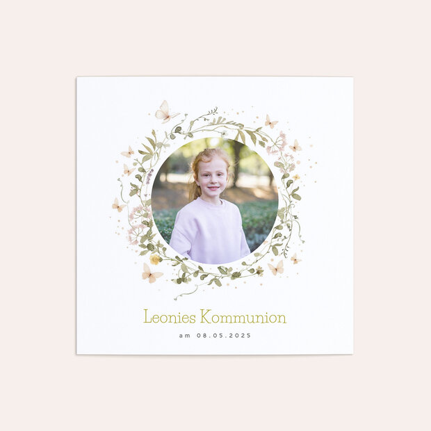 Kommunionskarten - Frühlingstanz
