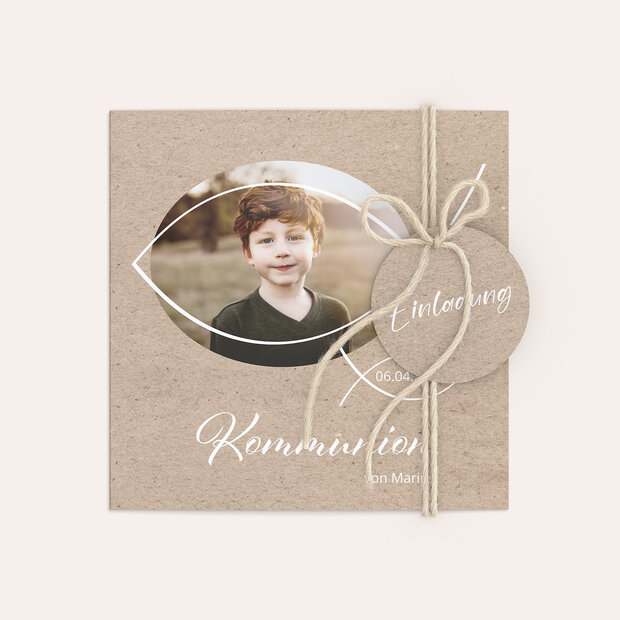 Kommunionskarten - Glück und Freude