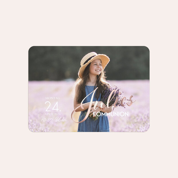Kommunionskarten - Frühlingsfein