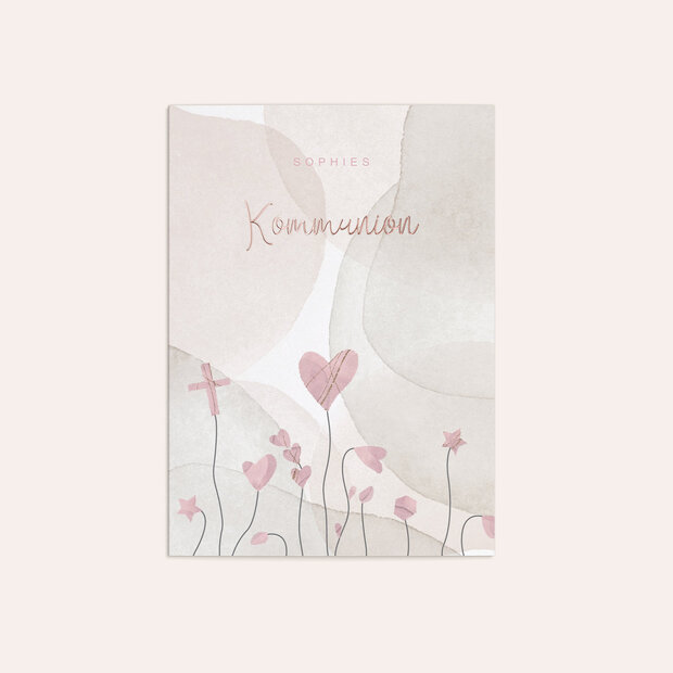 Kommunionskarten - Garten der Herzen