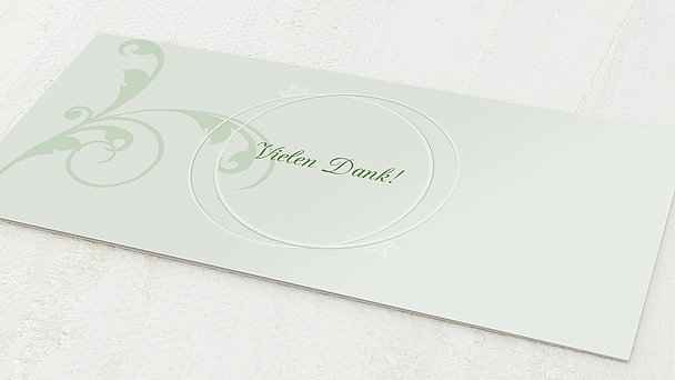 Diamantene Hochzeit Einladung Pastellblute Detail