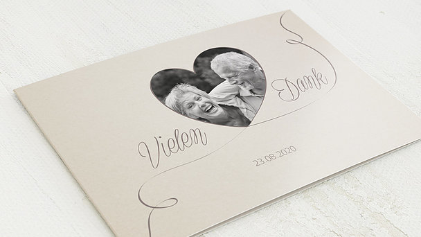 Danksagung Diamantene Hochzeit Leichte Diamanthochzeit Detail