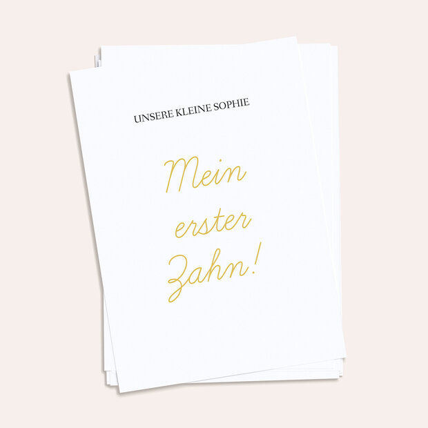 Meilensteinkarten - Einfach & Simple