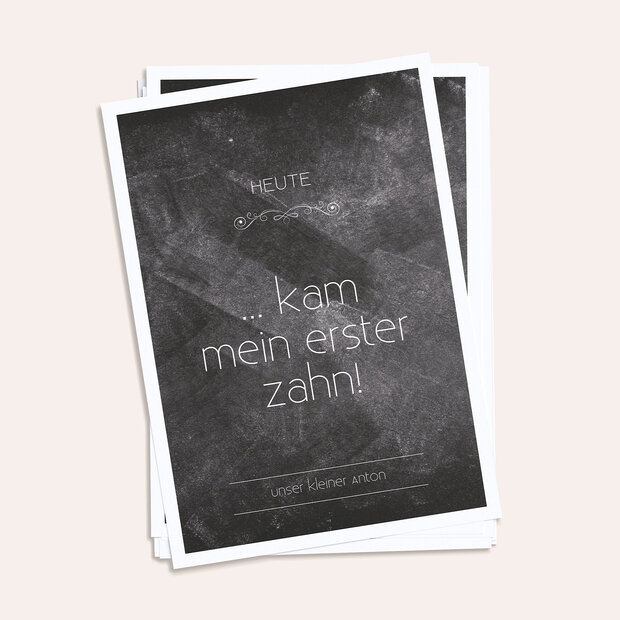 Meilensteinkarten - Babytafel