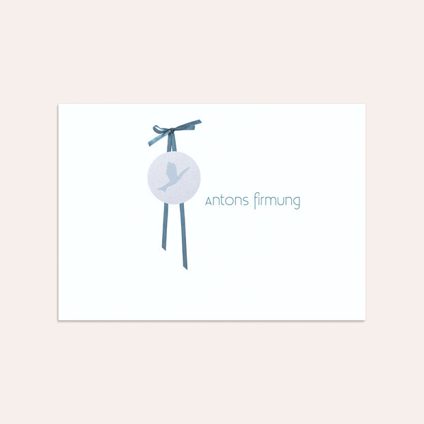 Umschlag mit Design Firmung - Kraftvoll