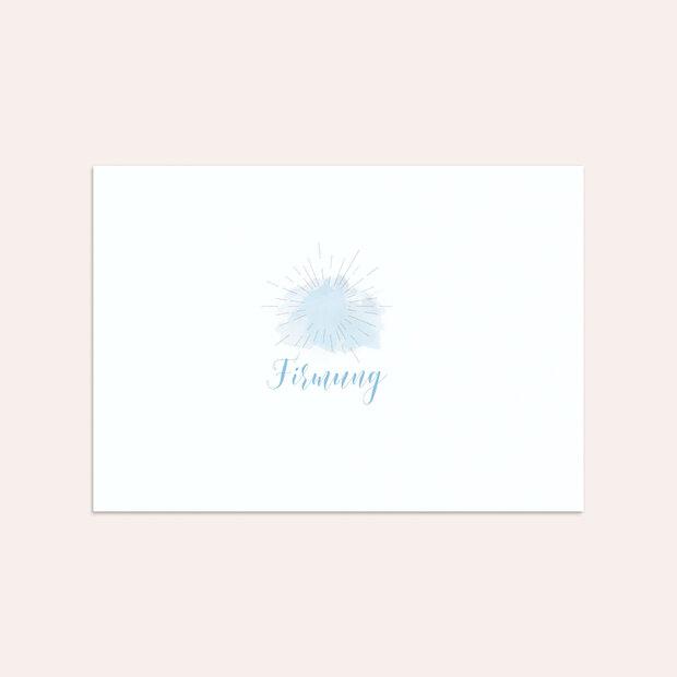 Umschlag mit Design Firmung - Rosenkranz