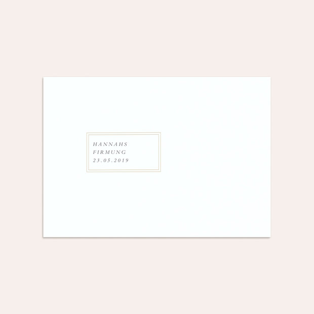 Umschlag mit Design Firmung - Lieblingstag