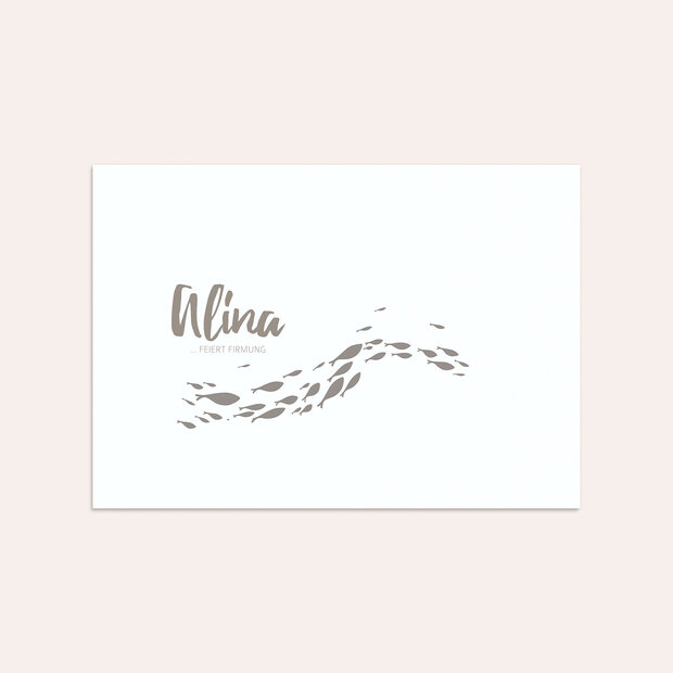 Umschlag mit Design Firmung - Frisches Wasser