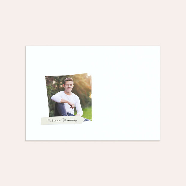 Umschlag mit Design Firmung - Wegweiser