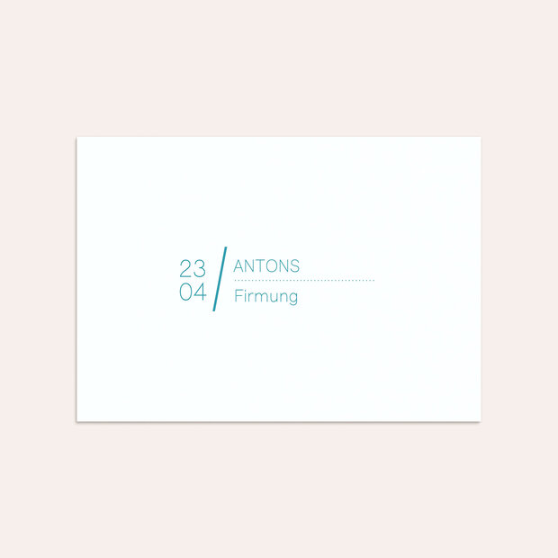 Umschlag mit Design Firmung - Herausragend