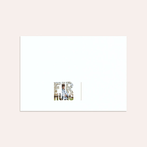 Umschlag mit Design Firmung - Fototext