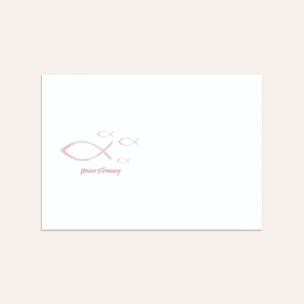 Umschlag mit Design Firmung - Schwarmzeit