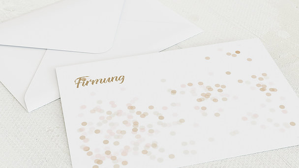 Umschlag mit Design Firmung - Elfenstaub