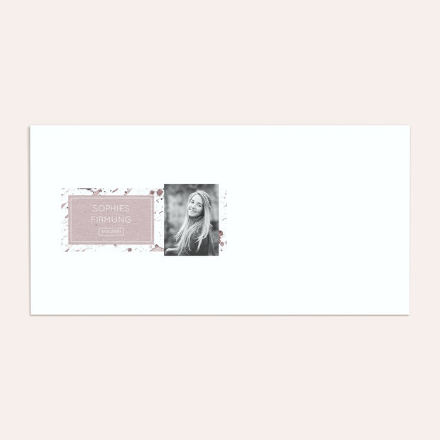 Umschlag mit Design Firmung - Firmung-Impression