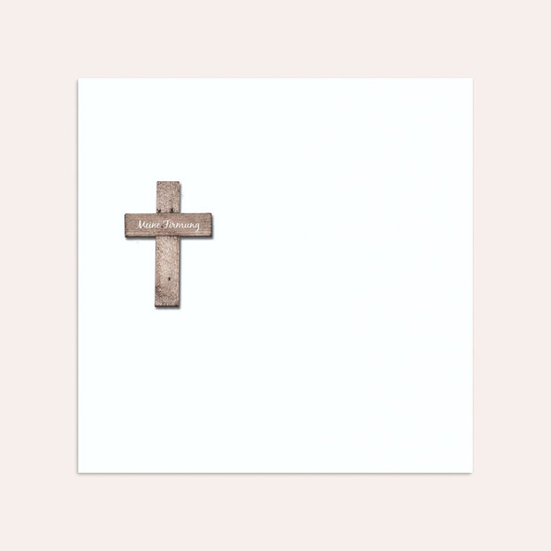 Umschlag mit Design Firmung - Kreuz mit Fotos