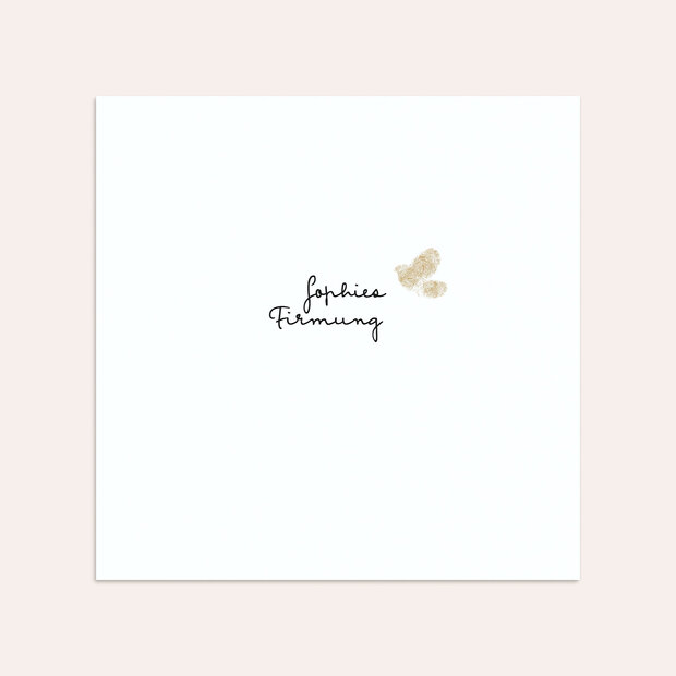 Umschlag mit Design Firmung - Little Fingerprints