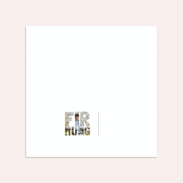 Umschlag mit Design Firmung - Fototext