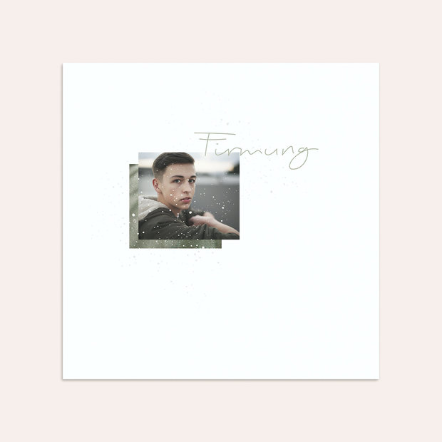 Umschlag mit Design Firmung - Milky Way