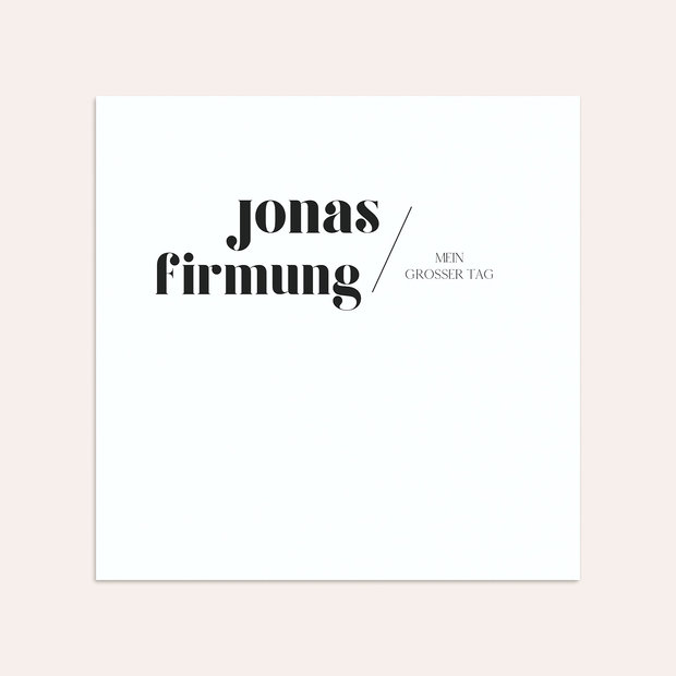 Umschlag mit Design Firmung - Diem