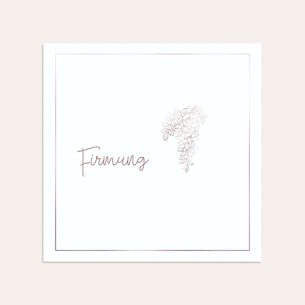 Umschlag mit Design Firmung - Blütenrausch