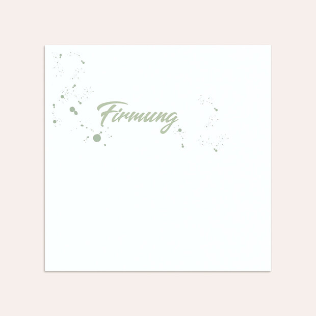 Umschlag mit Design Firmung - Kraftquelle