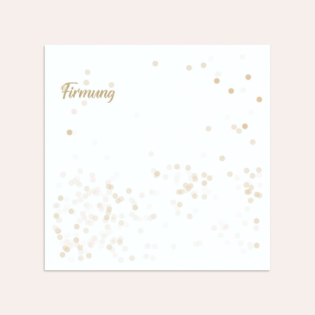 Umschlag mit Design Firmung - Elfenstaub