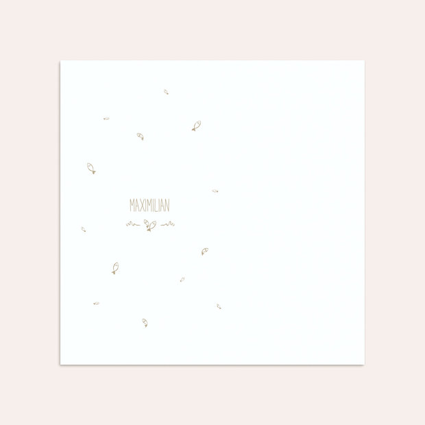 Umschlag mit Design Firmung - Rustique