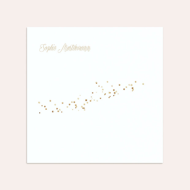 Umschlag mit Design Firmung - Geflitter Firmung