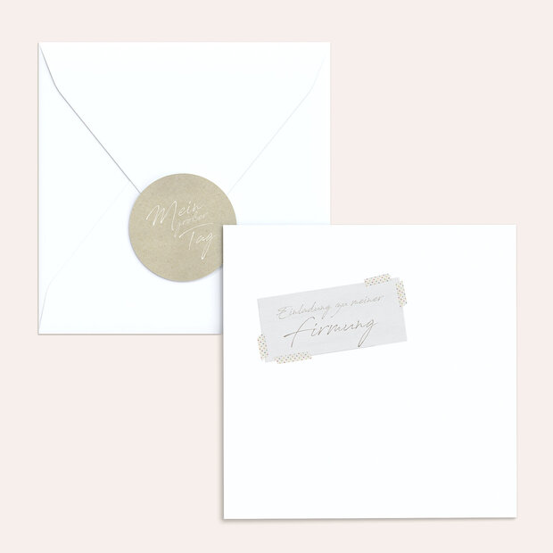 Umschlag mit Design Firmung - Mein Tagebuch